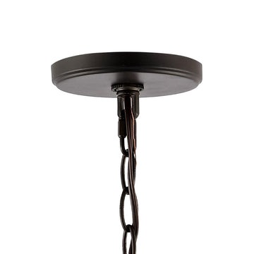 Bee 13.5" Modern Bohemian Iron/Glass LED Pendant - JONATHAN Y